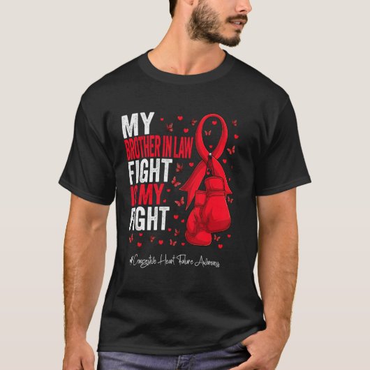 Red Ribbon Brother In Law鬱血性ハート障害 Tシャツ (正面)