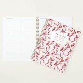 Red Ribbon Coquette Pink Planner プランナー手帳 (ディスプレー)