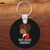 Red Ribbon Month _ National Heart Disease Awarenes キーホルダー (正面)