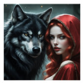 Red riding hood an his wolf  ポスター (正面)