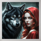Red riding hood an his wolf ポスター (正面)