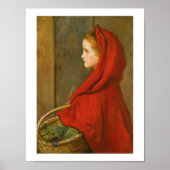 Red Riding Hood by Millais ポスター (正面)