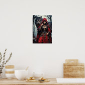 Red Riding Huntress with Wolves Poster ポスター (キッチン)