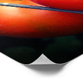 Red Ripe Garden Tomatoes On The Vine ポスター (角)