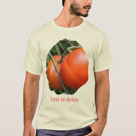 Red Ripe Tomatoes Gardeners Nature Tシャツ (正面)