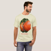 Red Ripe Tomatoes Gardeners Nature Tシャツ (正面フル)
