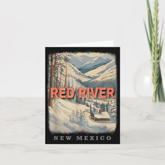 Red River New Mexico Nm Skiing Extravaganza Sd778 カード (正面)