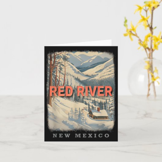 Red River New Mexico Nm Skiing Extravaganza Sd778  カード (黄色い花)
