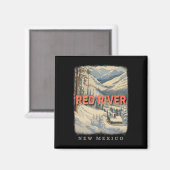 Red River New Mexico Nm Skiing Extravaganza Sd778 マグネット (正面/裏面)