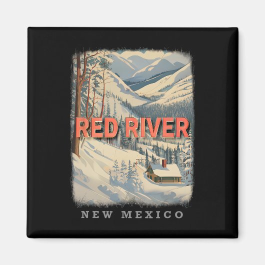 Red River New Mexico Nm Skiing Extravaganza Sd778 マグネット (正面)