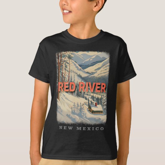 Red River New Mexico Nm Skiing Extravaganza Sd778  Tシャツ (正面)