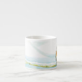 Red Robin in Winter Coffee Mug エスプレッソカップ (正面)