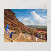 Red Rocksでビッグフットのバンド シーズンポストカード (正面)