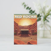 Red Rocks Amphitheater Colorado ポストカード (スタンド正面)