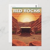 Red Rocks Amphitheater Colorado ポストカード (正面/裏面)