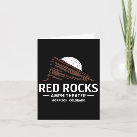 Red Rocks Amphitheatre Morrison Colorado Hiking So カード (正面)