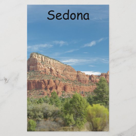 Red rocks in Sedona 便箋 (正面)