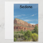 Red rocks in Sedona 便箋 (正面/裏面)