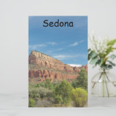 Red rocks in Sedona 便箋 (スタンド正面)