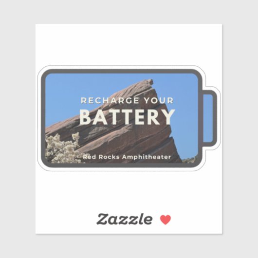 Red Rocks Recharge Sticker シール (シート)