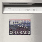 Red Rocks View of Denver マグネット (インサイチュ (食洗機))