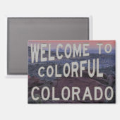 Red Rocks View of Denver マグネット (正面/裏面)