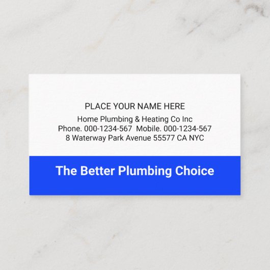 Red Roof With Leaking Faucet 名刺 (裏面)