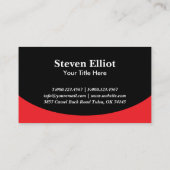 Red Roofers Professional Roofing Service Business  名刺 (裏面)