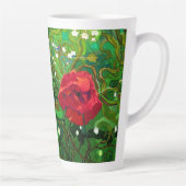 RED ROSE カフェラテマグ (右)