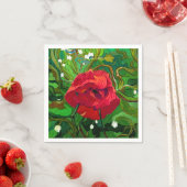 RED ROSE  スタンダードカクテルナプキン (インサイチュ)