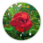 RED ROSE  セラミックノブ (正面)