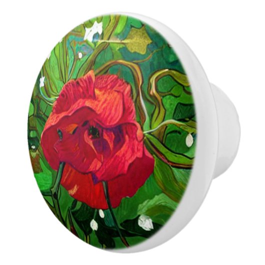 RED ROSE  セラミックノブ (右)