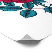 Red rose ポスター (角)