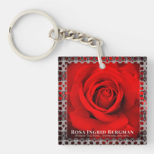 Red Rose [Acrylic Keychain] キーホルダー (正面)
