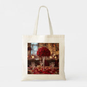 Red Rose Aesthetic Valentine Romantic Tote Bag トートバッグ (裏面)