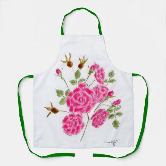 Red Rose Apron エプロン (正面)