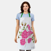 Red Rose Apron エプロン (着用した状態)