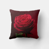 red rose background romantic design luxury クッション (裏面)