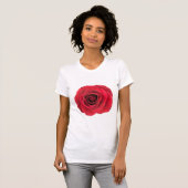 Red Rose Basic Women's Tシャツ (正面フル)