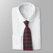 Red Rose Blue Black Plaid Tartan Neck Tie ネクタイ (タイ)