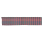 Red Rose Blue Black Plaid Tartan Table Runner ショートテーブルランナー (横)