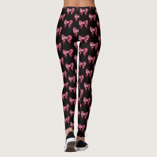 Red Rose Bows Leggings レギンス (裏面)