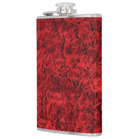 Red Rose Flowers フラスク (左)