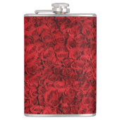 Red Rose Flowers フラスク (正面)