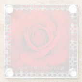 Red Rose [Glass Coaster] ガラスコースター (裏面)