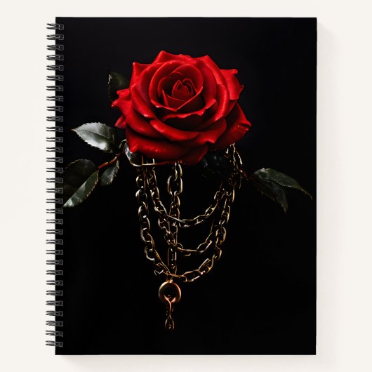 Red Rose in Chains ノートブック (正面)