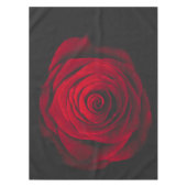 Red rose on black background vintage effect テーブルクロス (正面)