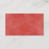 Red Rose Petals Floral Business name website 名刺 (裏面)