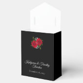 Red Rose Petals Wedding フェイバーボックス (オープン)