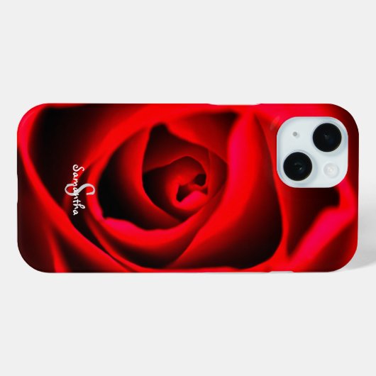 Red Rose Phone case Case-Mate iPhoneケース (裏面 (横))
